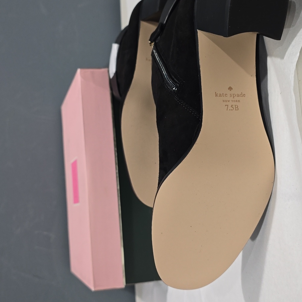 Kate Spade Black Morgan Booties, Black - Picture 8 of 12
